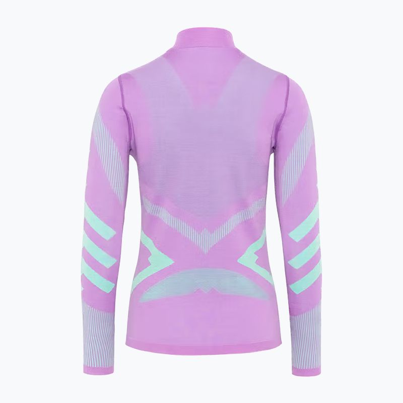 Bluză termoactivă pentru femei KARI TRAA Faith Half Zip violet 5