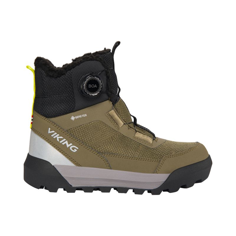 Ghete pentru copii Viking Expower Warm GTX BOA khaki 9