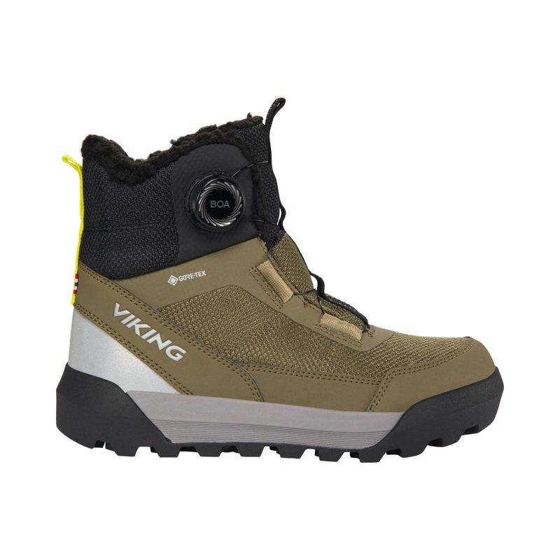 Ghete pentru copii Viking Footwear Expower Warm GTX BOA khaki 9