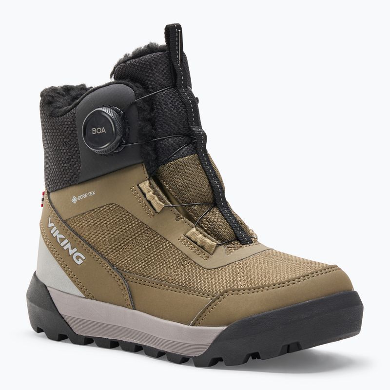 Ghete pentru copii Viking Expower Warm GTX BOA khaki