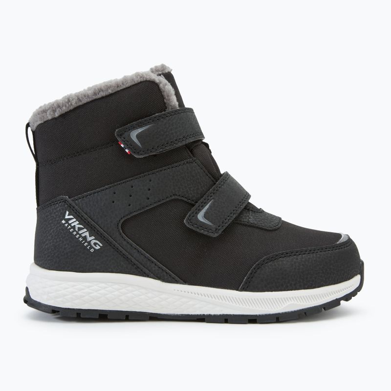 Ghete pentru copii Viking Footwear Equip Warm Waterproof 2V black/grey 2