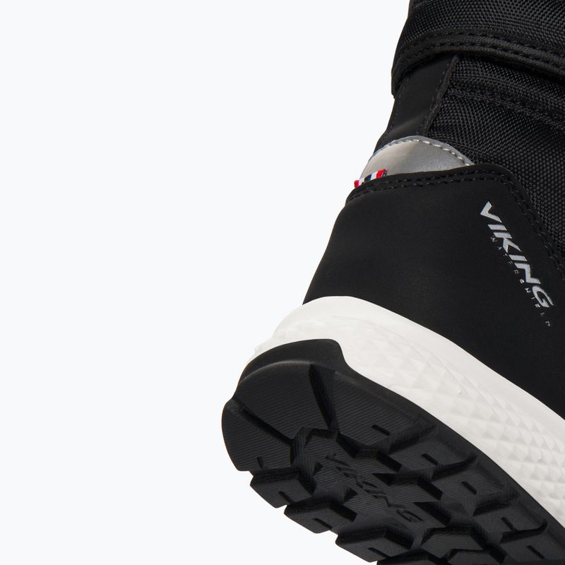 Ghete pentru copii Viking Footwear Equip Warm Waterproof 1V Pull On black 8