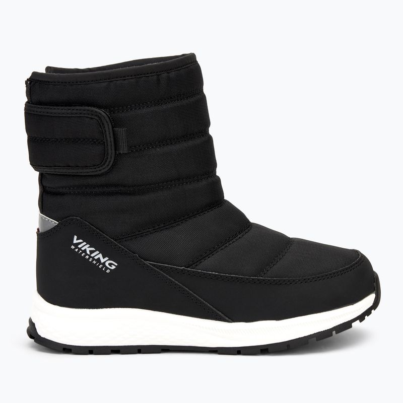Ghete pentru copii Viking Footwear Equip Warm Waterproof 1V Pull On black 2