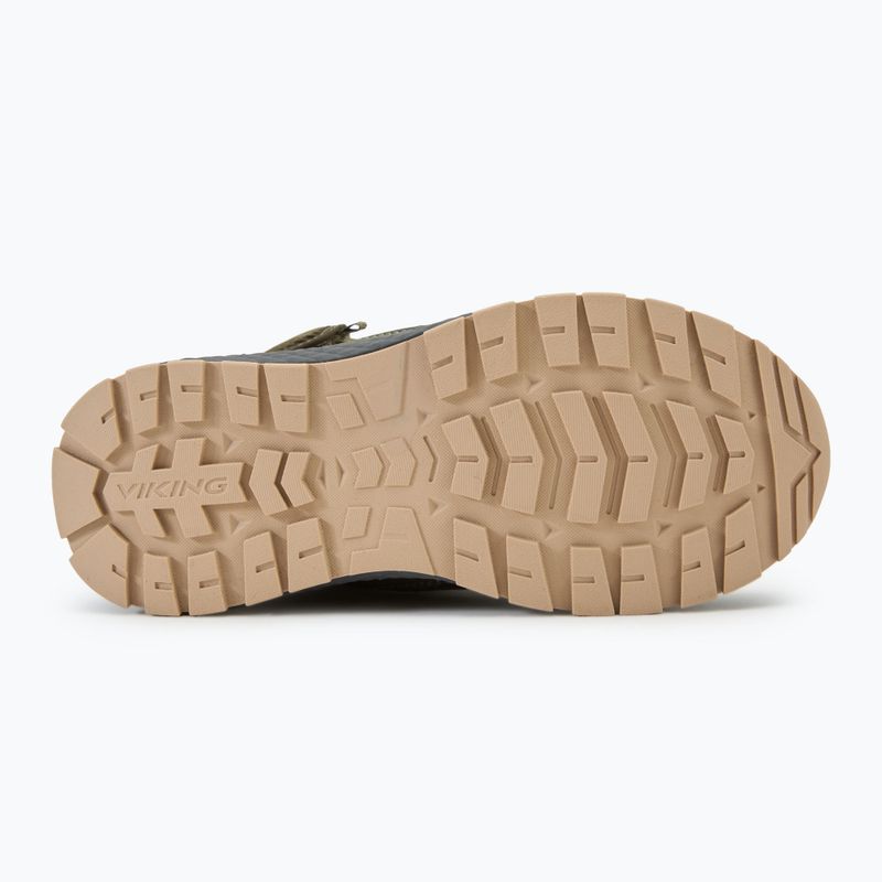 Ghete pentru copii Viking Footwear Equip Warm Waterproof 1V Pull On olive 4