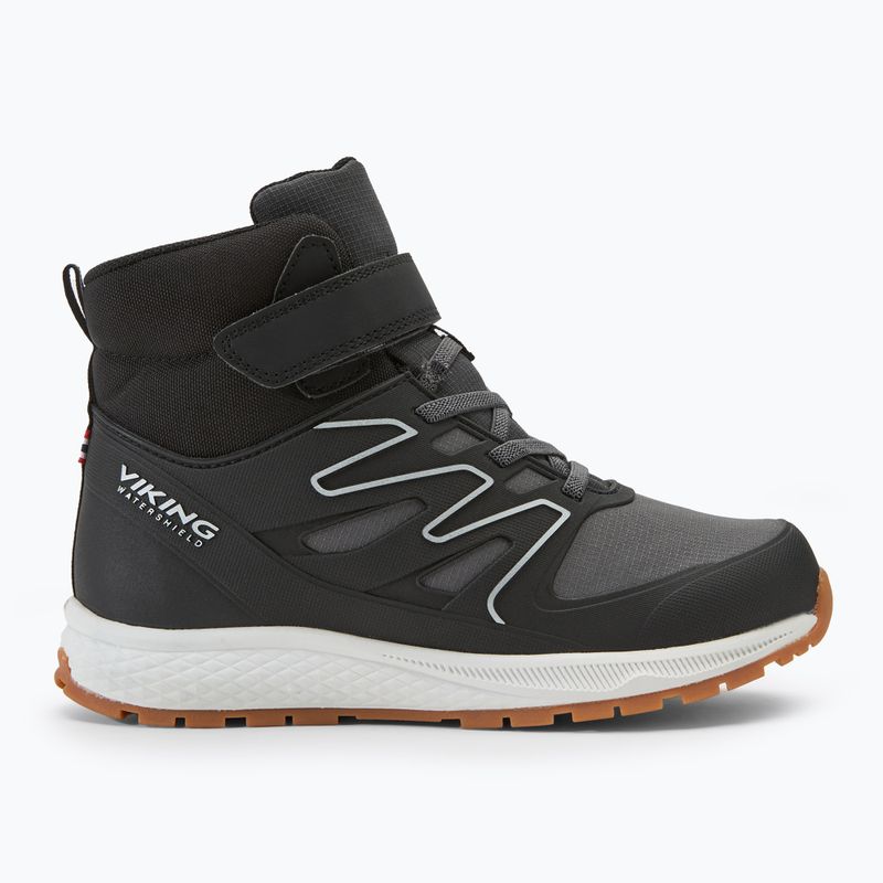 Ghete pentru copii Viking Footwear Equip Defence Warm WP 1V black/ charcoal 2