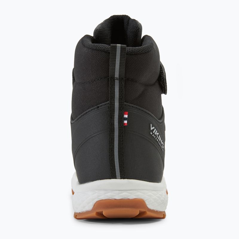 Ghete pentru copii Viking Footwear Equip Defence Warm WP 1V black/ charcoal 6
