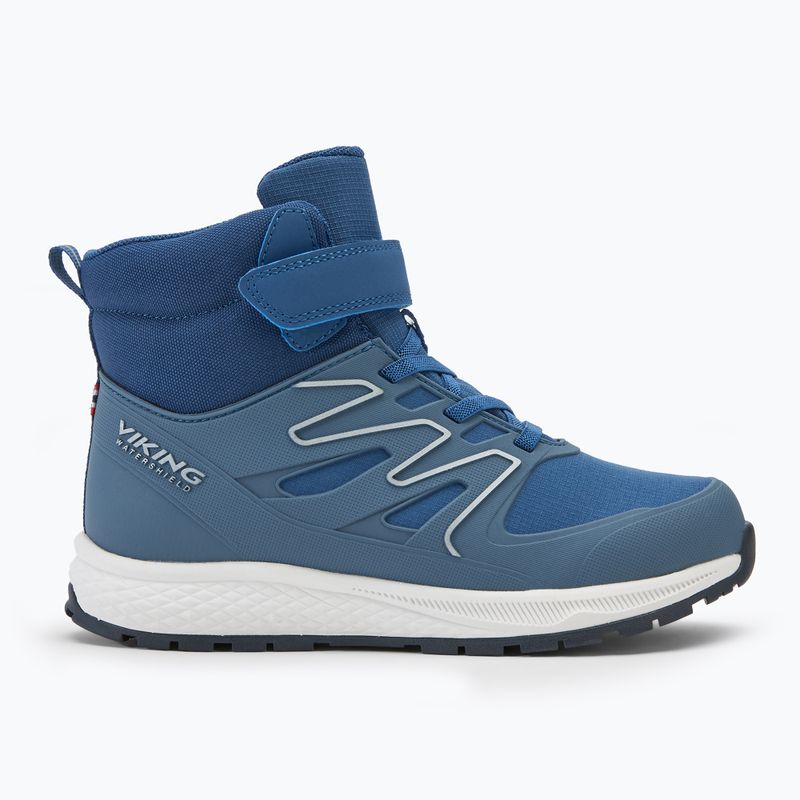 Ghete pentru copii Viking Footwear Equip Defence Warm WP 1V blue/ navy 2