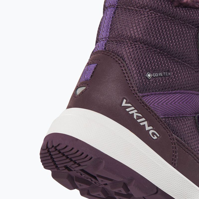Ghete pentru copii Viking Footwear Play Reflex Warm GTX 2V grape/purple 8