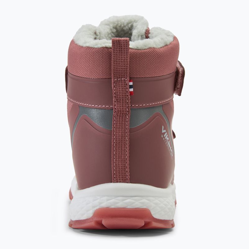 Ghete pentru copii Viking Footwear Equip Glow Warm WP 2V pink 6