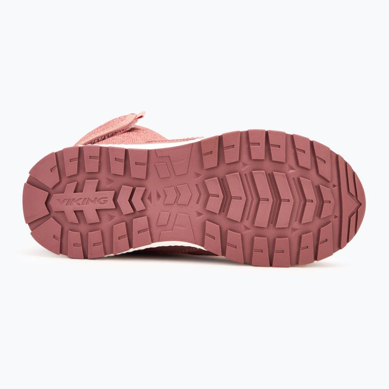 Ghete pentru copii Viking Footwear Equip Warm Waterproof 1V Pull On pink 4