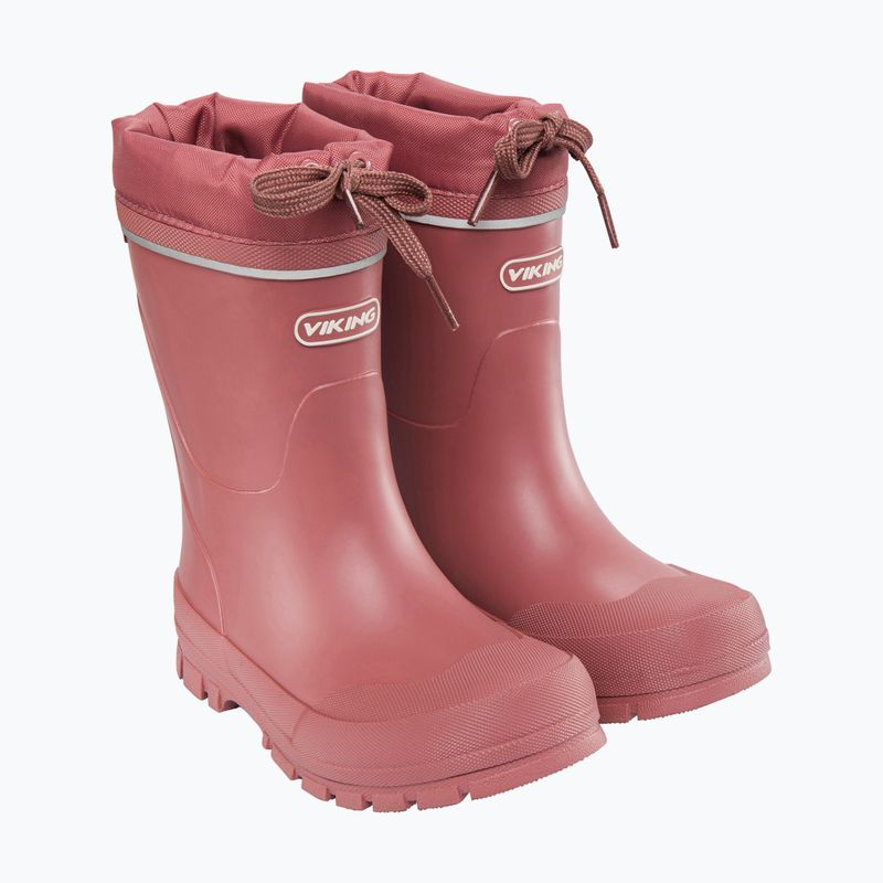 Cizme pentru copii Viking Footwear Jolly Warm pink 3