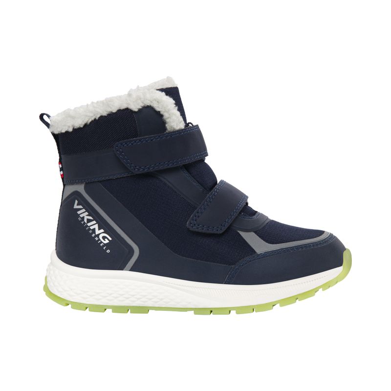 Ghete pentru copii Viking Equip Glow Warm WP 2V navy 9