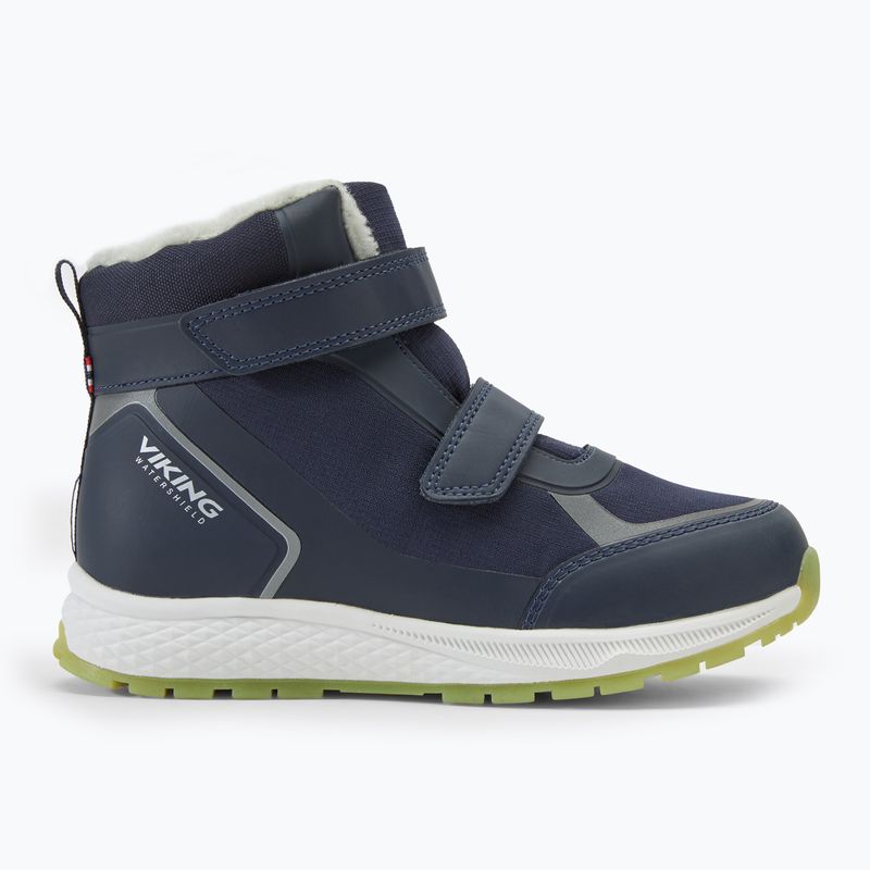 Ghete pentru copii Viking Footwear Equip Glow Warm WP 2V navy 2