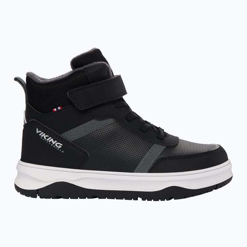 Încălțăminte pentru copii Viking Squad Warm Waterproof 1V black 9