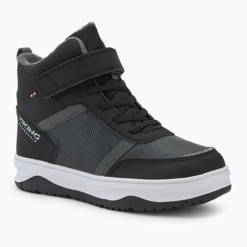 Încălțăminte pentru copii Viking Squad Warm Waterproof 1V black
