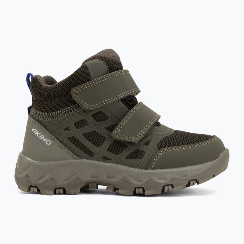 Încălțăminte pentru copii Viking Track Mid 2V Waterproot olive 2