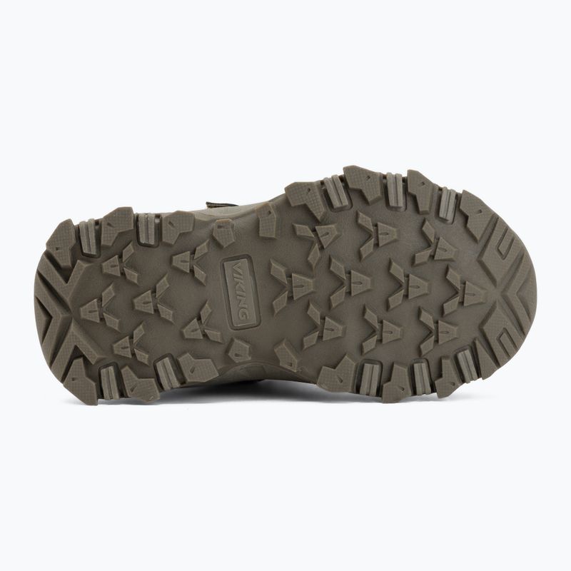 Încălțăminte pentru copii Viking Track Mid 2V Waterproot olive 4