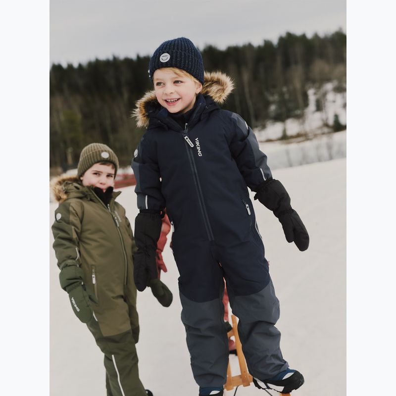 Ghete pentru copii Viking Footwear Expower Warm GTX 2V olive 8