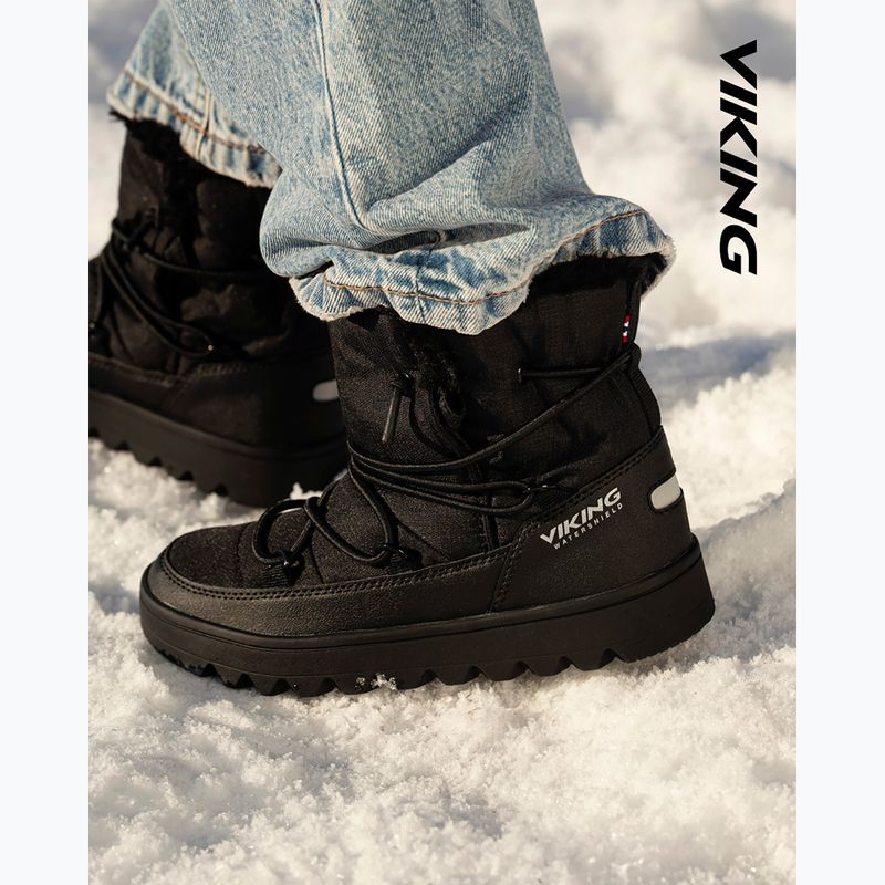 Ghete Viking Footwear Snowflake Warm Waterproof SL black 8