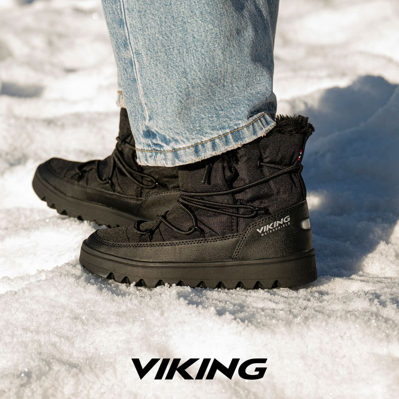 Ghete Viking Footwear Snowflake Warm Waterproof SL black 9