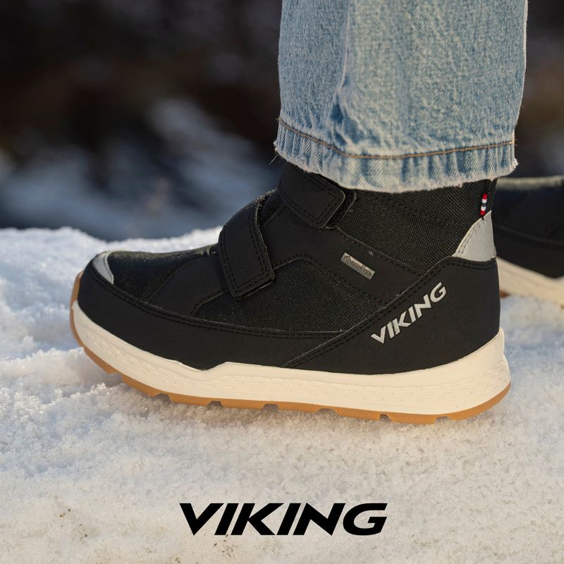 Ghete pentru copii Viking Footwear Espo Warm GTX 2V black 10