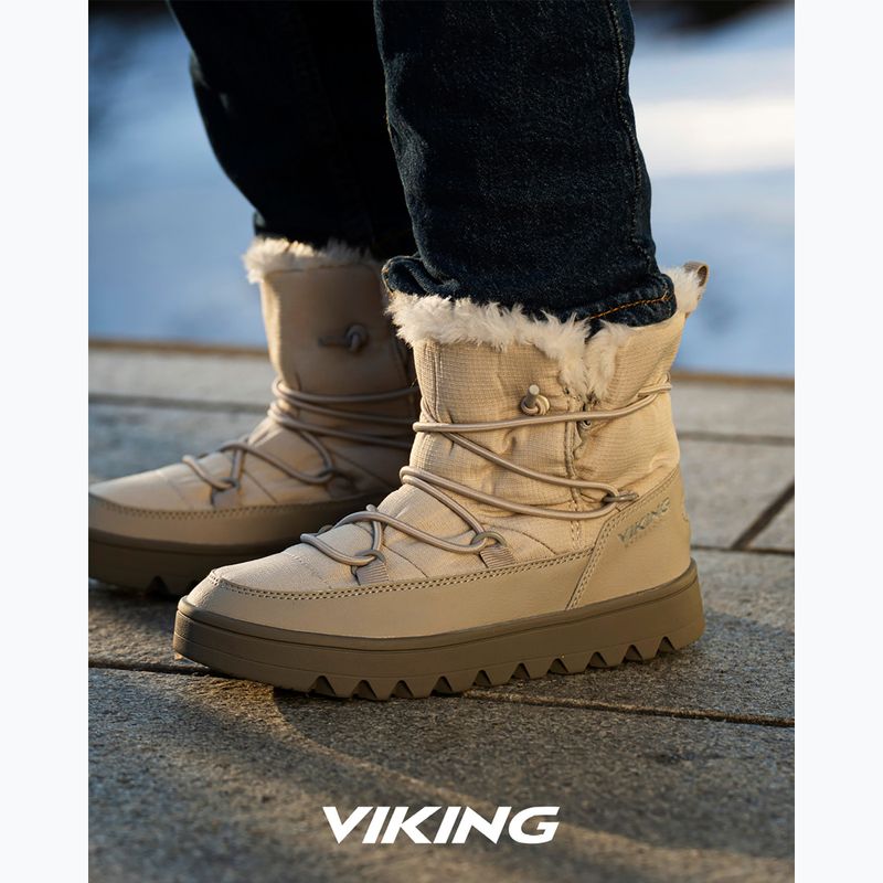 Ghete Viking Footwear Snowflake Warm Waterproof SL cream 9