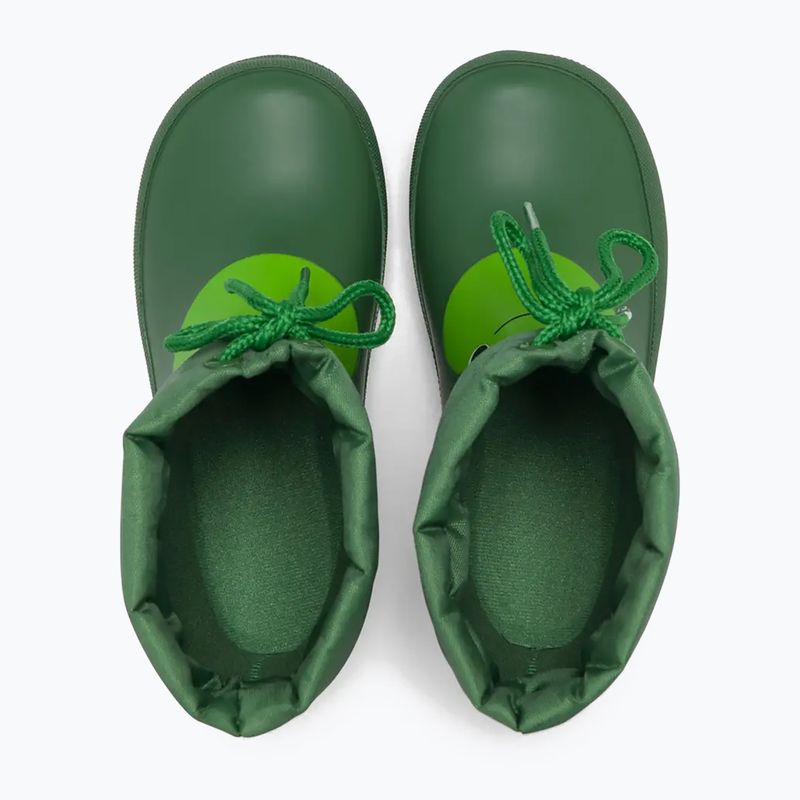 Cizme de cauciuc pentru copii Viking Footwear Alv Indie Print verde 12