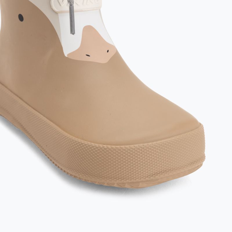 Cizme de cauciuc pentru copii Viking Footwear Alv Barefoot Paw Print bej 7