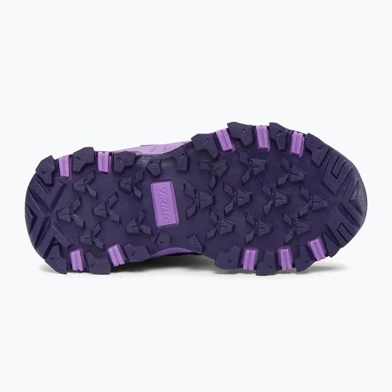 Încălțăminte pentru copii Viking Track Mid 2V Waterproof plum/multi 4