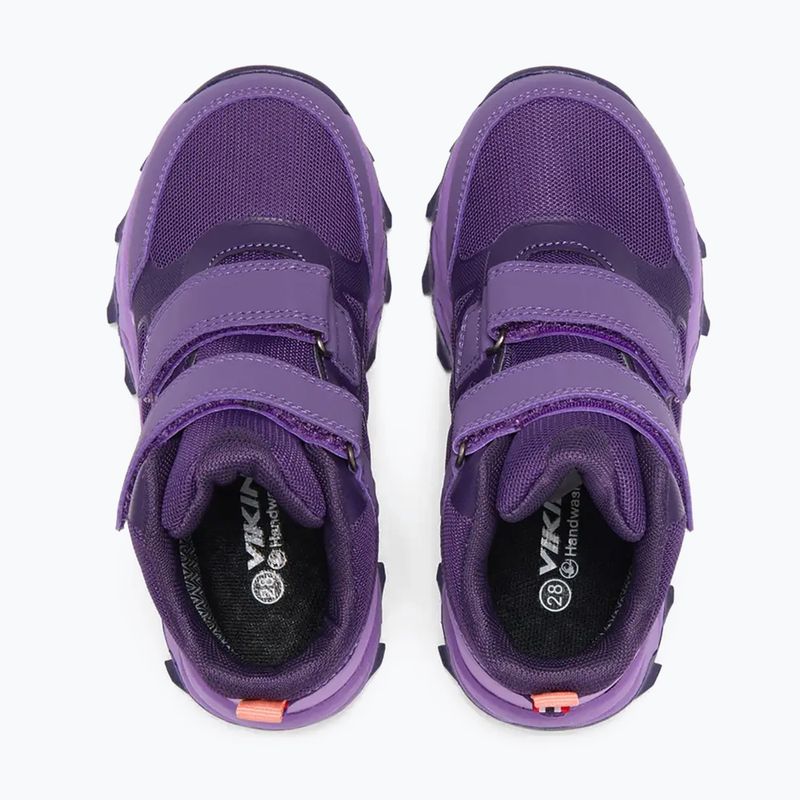 Încălțăminte pentru copii Viking Track Mid 2V Waterproof plum/multi 5