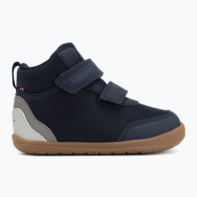 Încălțăminte barefoot pentru copii Viking Alv Barefoot Mid 2V Waterproof navy 2