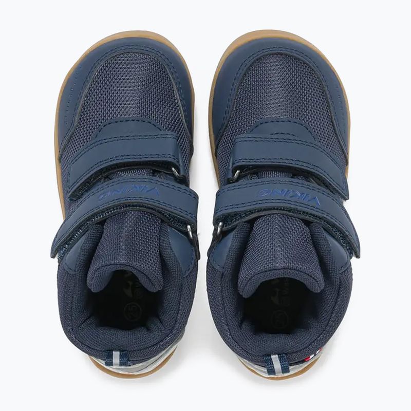Încălțăminte barefoot pentru copii Viking Footwear Alv Barefoot Mid 2V Waterproof navy 13