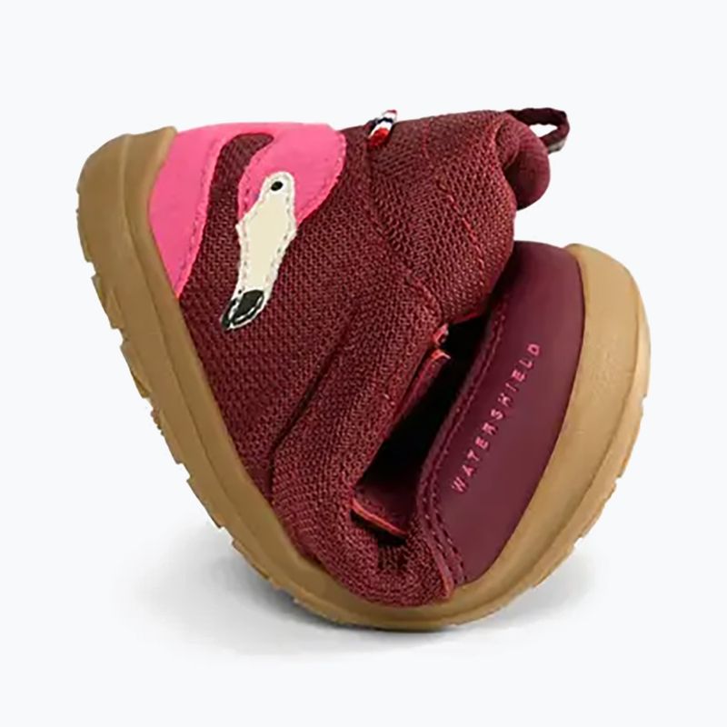 Încălțăminte barefoot pentru copii Viking Footwear Alv Barefoot Mid 2V Waterproof burgundy 16