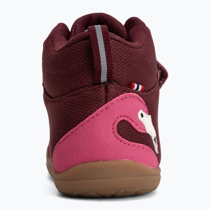 Încălțăminte barefoot pentru copii Viking Footwear Alv Barefoot Mid 2V Waterproof burgundy 6