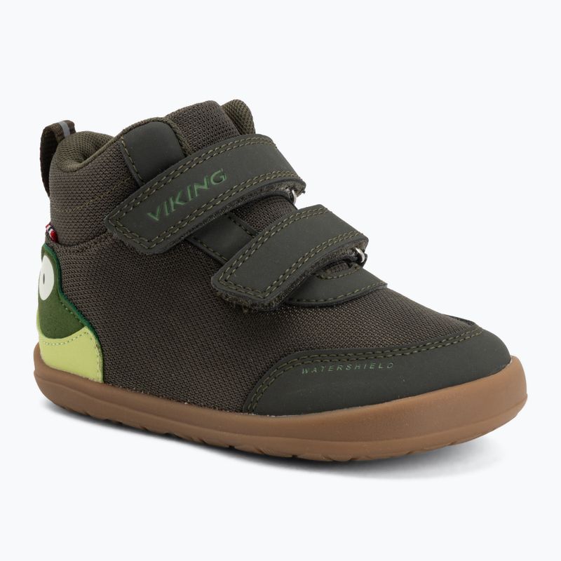 Încălțăminte barefoot pentru copii Viking Alv Barefoot Mid 2V Waterproof pine