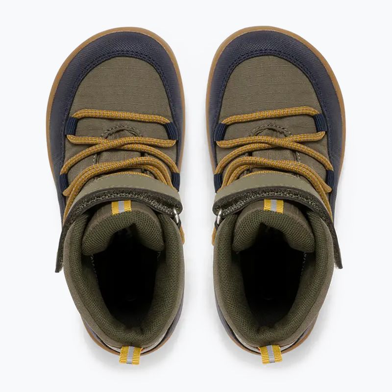 Încălțăminte barefoot pentru copii Viking Footwear Birch Barefoot Mid 1V Waterproof navy/olive 12