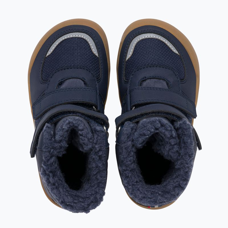 Cizme de zăpadă barefoot pentru copii Viking Footwear Rowan Barefoot Warm Waterproof 2V navy 6
