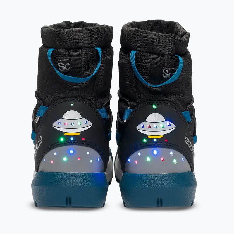 Ghete pentru copii Viking Footwear Spaceship Warm SC Waterproof black/dark blue 4