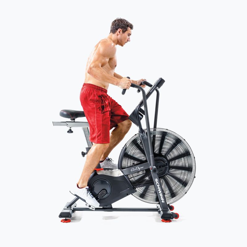 Bicicletă pe bază de aer de fitness Schwinn Airdyne Ad8, negru, 100475 8