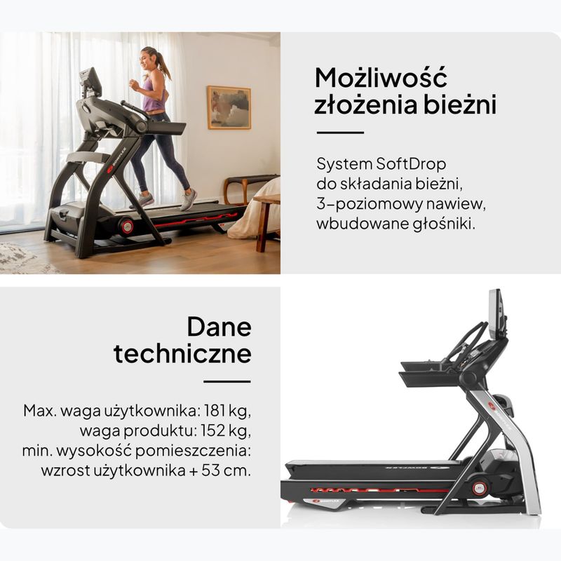 Bandă de alergare electrică Bowflex T56 100912 23