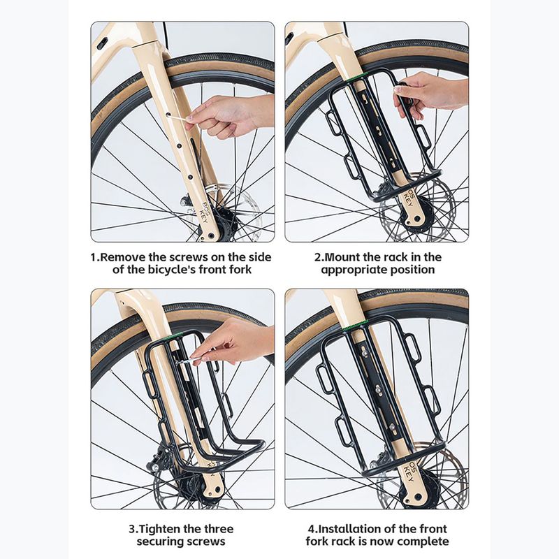 Raft pentru furcă de bicicletă Rockbros 33210010 black 4