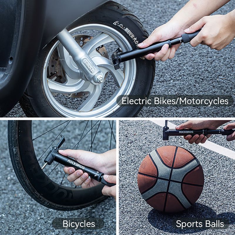 Pompă de bicicletă Rockbros 42320010 120psi black 6