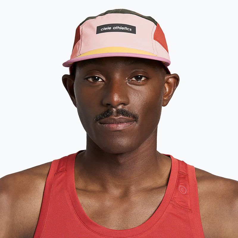 Șapcă Ciele Athletics GOCap Field IconicBar peachskin/seaweed 4
