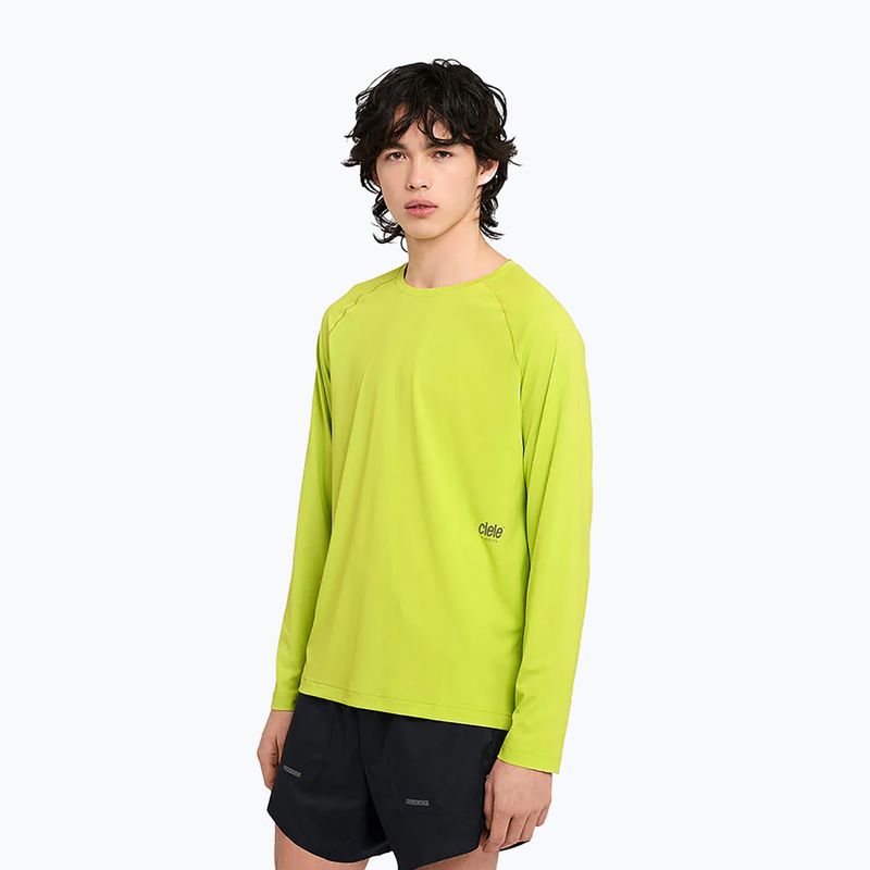 Longsleeve de alergare pentru bărbați  Ciele Athletics DLY lime green 4