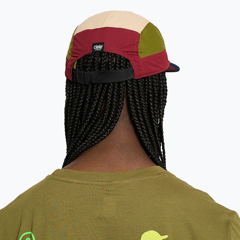 Șapcă  Ciele Athletics GOCap Field IconicBar crimson red/terrain 5