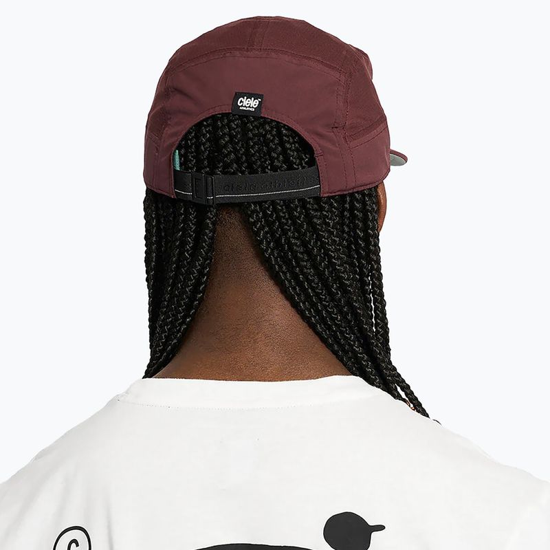 Șapcă  Ciele Athletics GOCap Comp Bars dark wine red 6