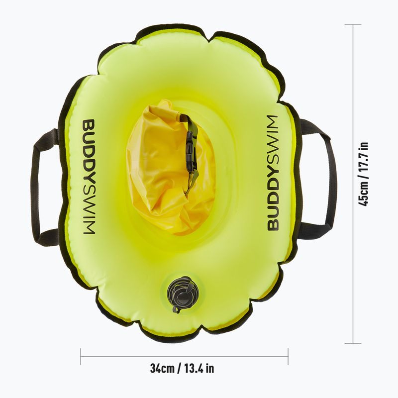 Geamandură de siguranță BuddySwim Hydrastation 10 l yellow 2