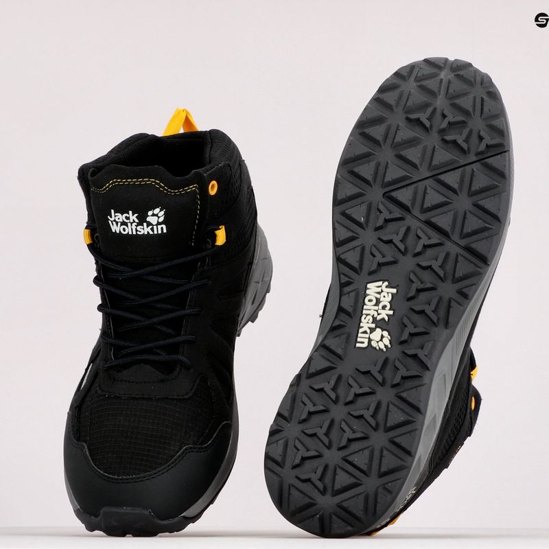 Jack Wolfskin cizme de trekking pentru bărbați Woodland 2 Texapore Mid negru 4051261_6055 9