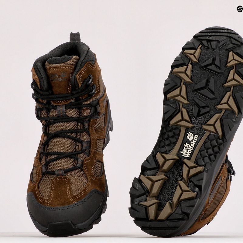 Cizme de trekking pentru bărbați Jack Wolfskin Vojo 3 Texapore Mid maro 4042461_5298 9
