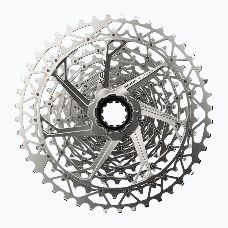 Casetă de bicicletă  SRAM AM CS XG 1251 D1 XPLR 12rz 10-44T silver 2